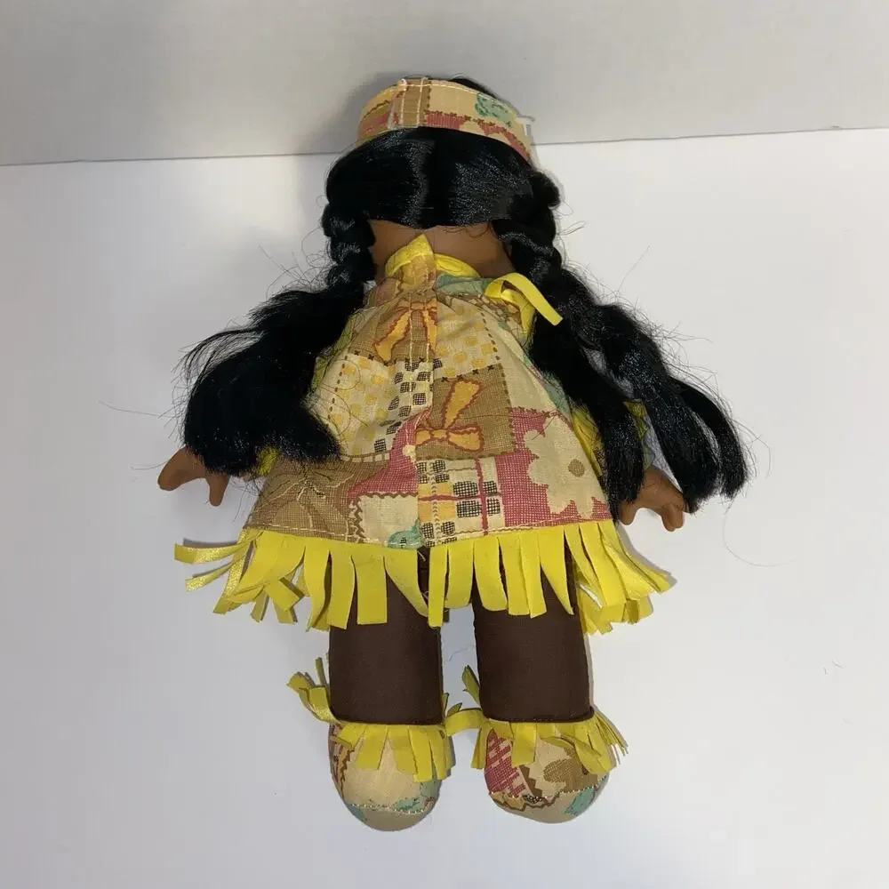 GI-GO Toys Vinyl Cloth Native American Indian Doll. 12